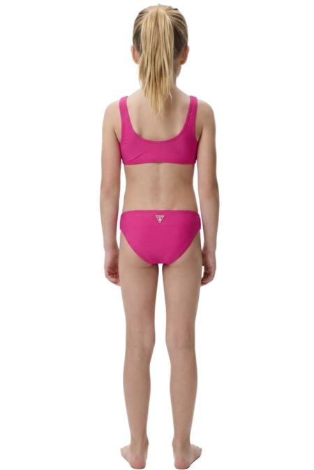 Guess Παιδικό Μαγιό Bikini Με Λογότυπο Στρας Φούξια Girl (J6GZ28KCA60-G4A2)