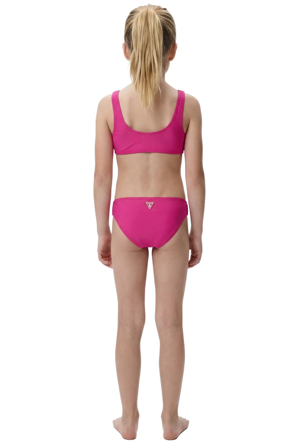 Guess Παιδικό Μαγιό Bikini Με Λογότυπο Στρας Φούξια Girl (J6GZ28KCA60-G4A2)
