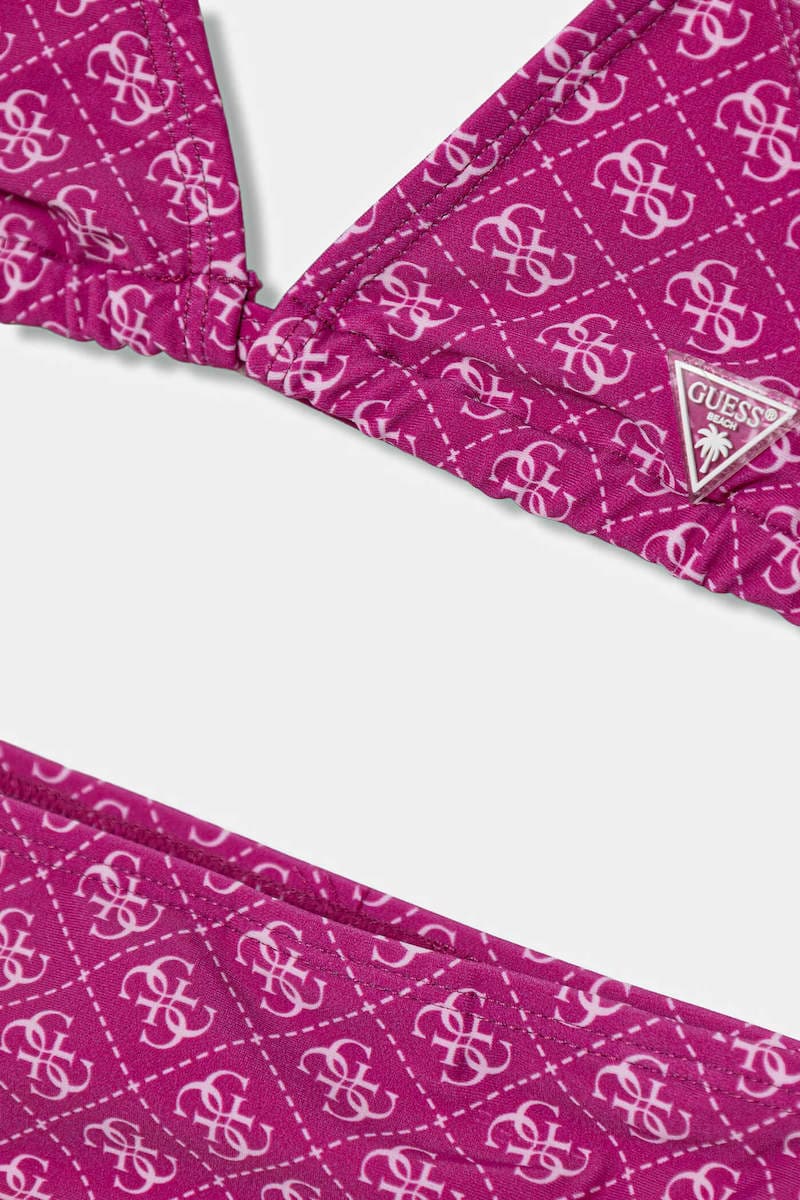 Guess Παιδικό Μαγιό Bikini Με Λογότυπο Φούξια Κορίτσι (J6GZ31MC052-P6DI)
