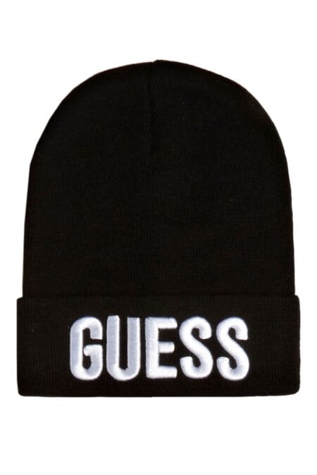 Guess Παιδικό Πλεκτό Σκουφάκι Με Logo Αγόρι (L0BZ00Z2QO0-JBLK)