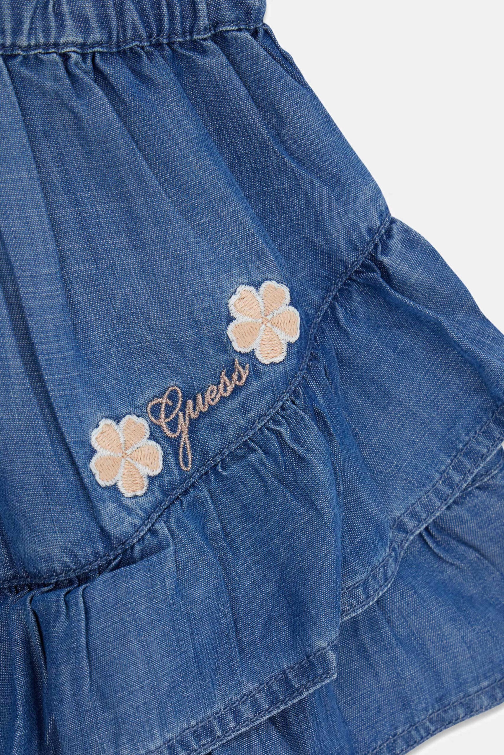 Guess Παιδικό Φόρεμα Denim Lyocell Girl (K6GK14D3X30-MSBW)