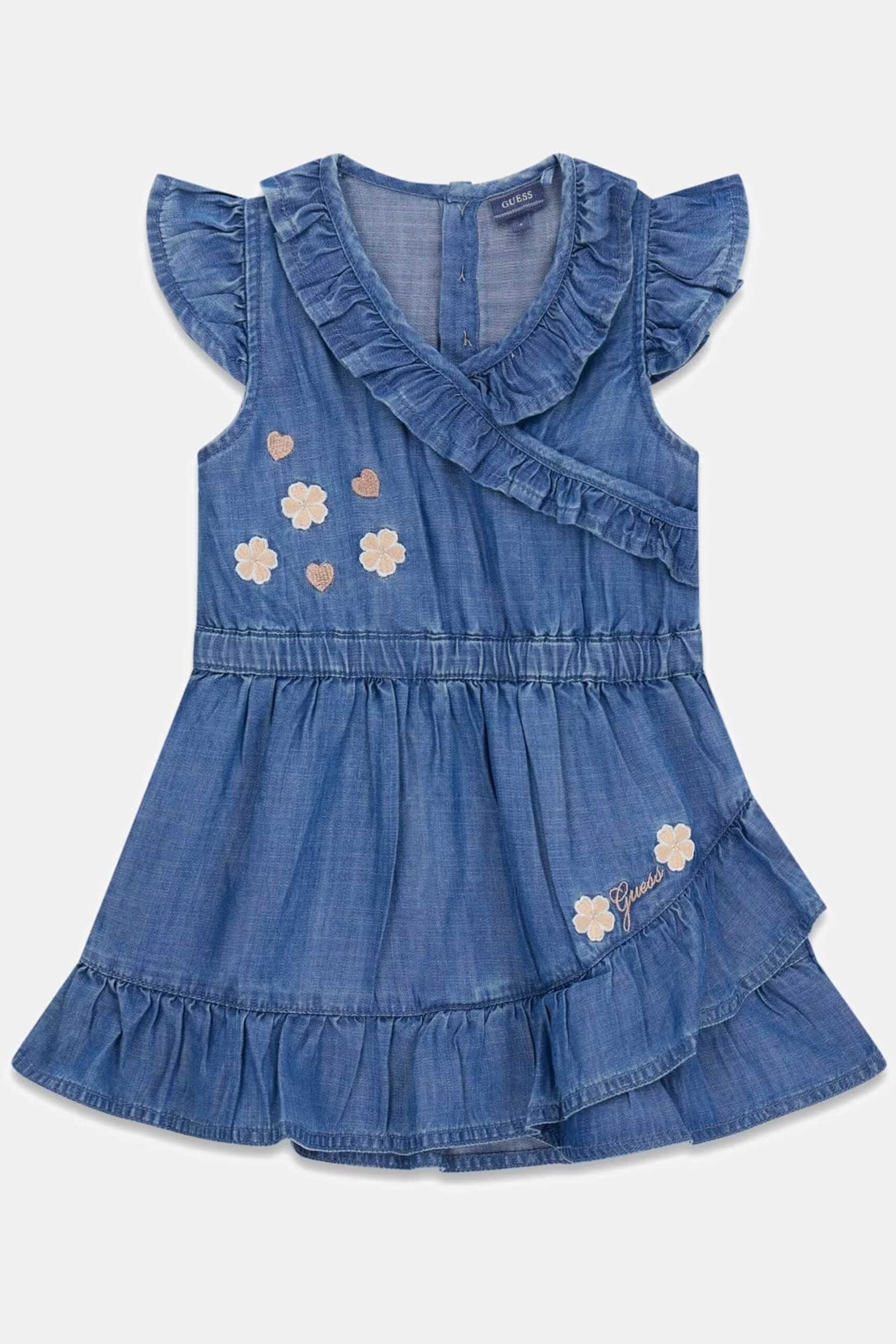 Guess Παιδικό Φόρεμα Denim Lyocell Girl (K6GK14D3X30-MSBW)