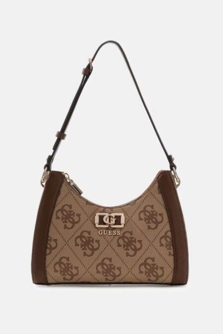 Guess Γυναικεία Τσάντα Ώμου Karnilla Logo Shoulder (HWOS9901180-LGW)
