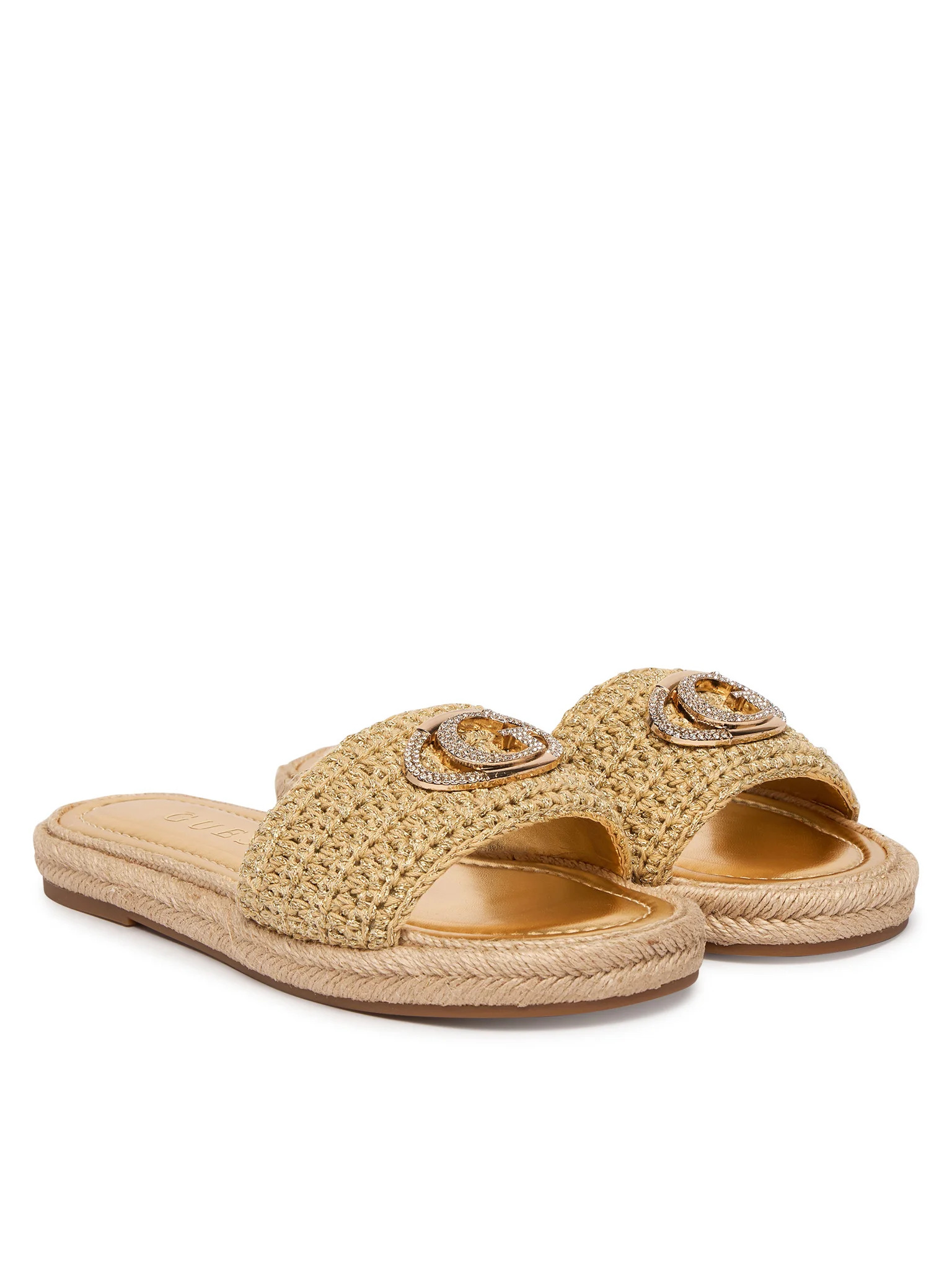 Guess Γυναικείες Παντόφλες Sandal Kaylis (FLJKLIFAB03-GOLD)
