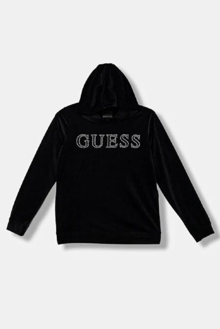 Guess Παιδικό Φούτερ Hooded Active Κορίτσι (J4YQ27K0232-JBLK)