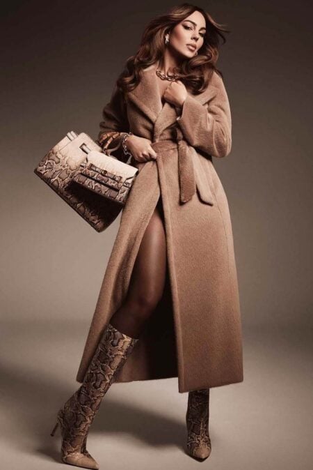Guess Γούνινο Παλτό Ada Long Faux Fur Coat (W4BL02WGHM0-F1AX)