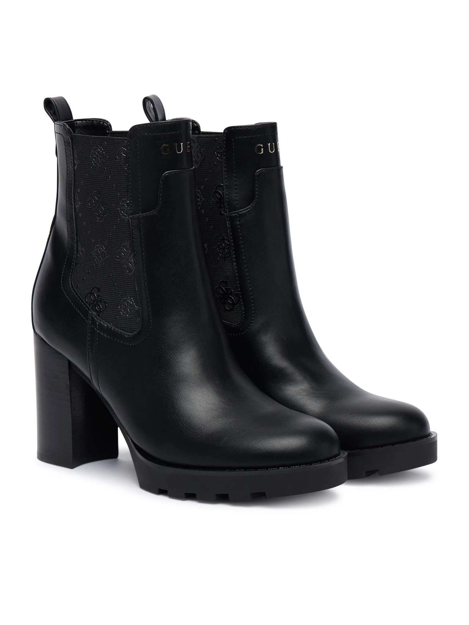 Guess Γυναικεία Μποτάκια Chelsea Nealle ( FLFNLLELE10-BLACK)