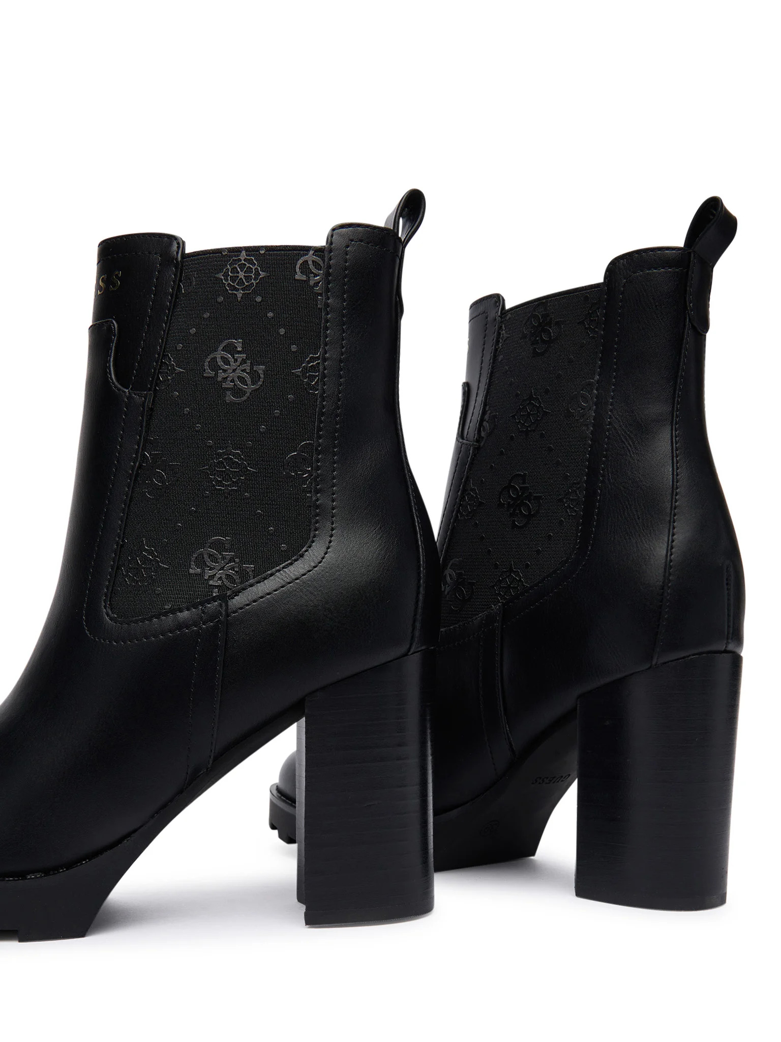 Guess Γυναικεία Μποτάκια Chelsea Nealle ( FLFNLLELE10-BLACK)