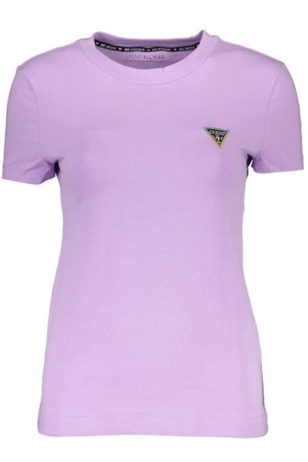Guess Κοντομάνικη Μπλούζα Mini Triangle Tee Μοβ (W1RI04J1311-G4G8)