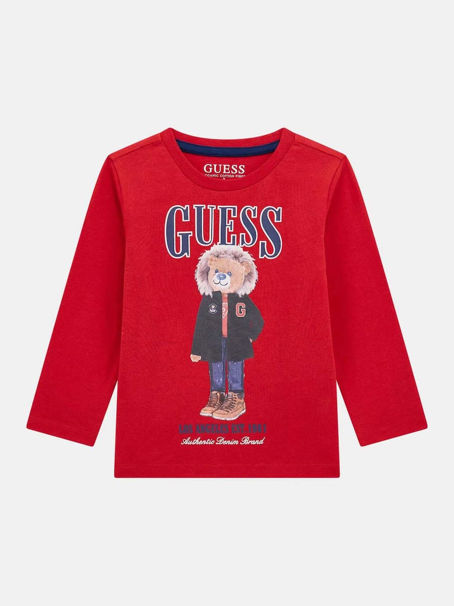 Guess Παιδική Μακρυμάνικη Μπλούζα Αγόρι (N5BI04I3Z14-G532)