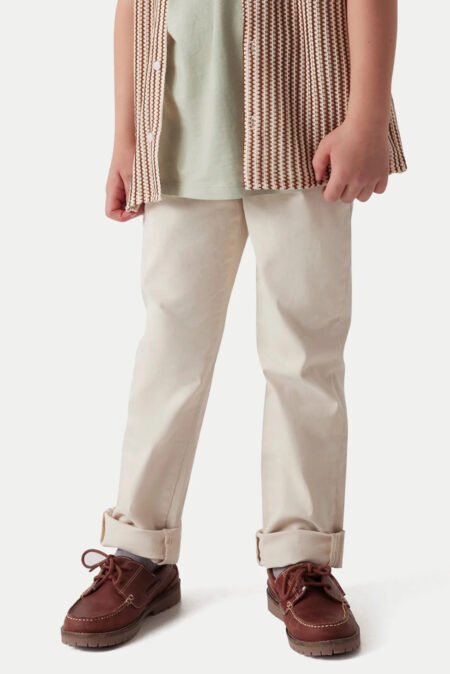 Guess Παιδικό Παντελόνι Chino Μπεζ Boy (L6RB14WFPMA-G1CA)